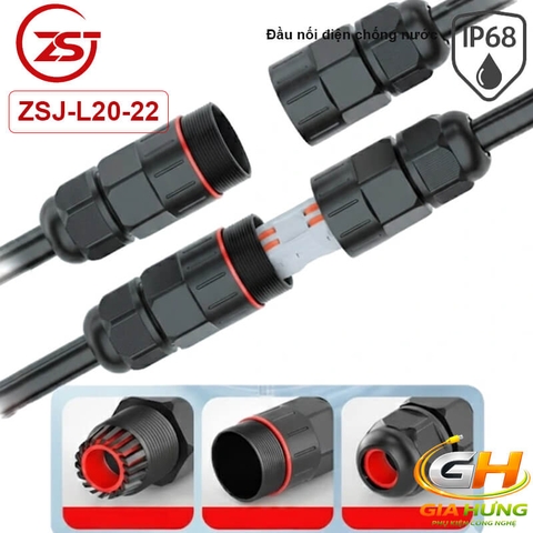 Đầu Nối Dây Điện Chống Nước IP68 – Loại 2 Vào 2 Ra & 3 Vào 3 Ra (Quick Connector Push-in)