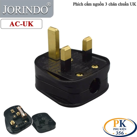 Đầu phích cắm nguồn 3 chấu UK 250V/10A | Cho UPS, máy tính, adapter – An toàn & bền bỉ