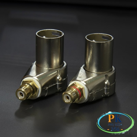 Jack chuyển AV sang XLR bẻ góc DIY bộ 2 chiếc, chất lượng cao
