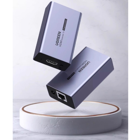 Bộ kéo dài HDMI qua cáp mạng CAT5 CAT6 RJ45  50M Ugreen 90811 CM609