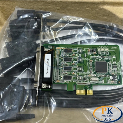 Card chuyển PCIe sang  4 Cổng RS232 DB9 Chính Hãng MOXA CP-104EL-A