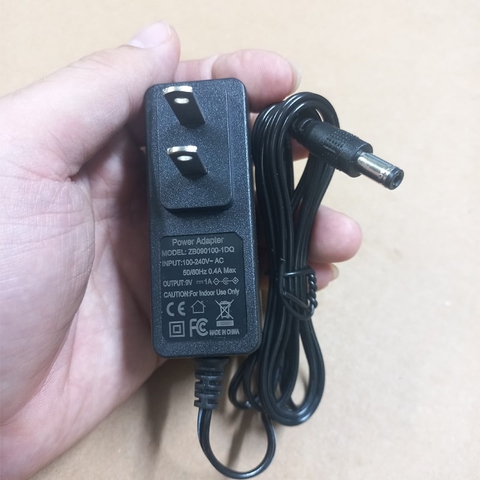 Nguồn DC 9V-1A ZB090100-1DQ – Adapter Chân 5.5×2.5mm, Dây 1.5m