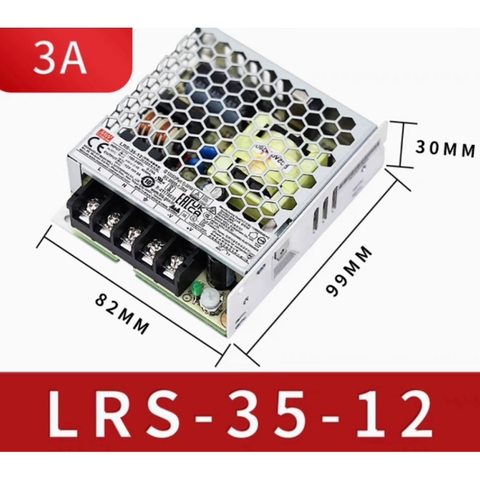 Bộ nguồn led 12V-1.3A Meanwell RS-15-12 15W 12V