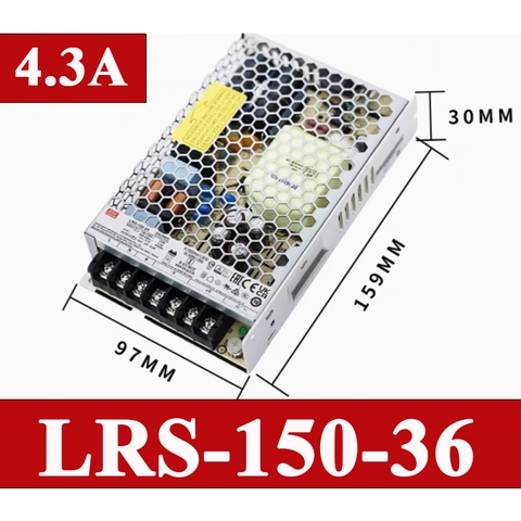 Bộ nguồn led 36V-4.3A Meanwell LRS-150-36 150W 36V
