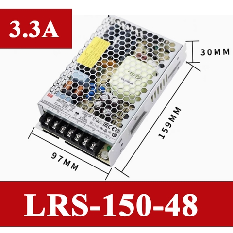 Bộ nguồn led 48V-3.3A Meanwell LRS-150-48 150W 48V