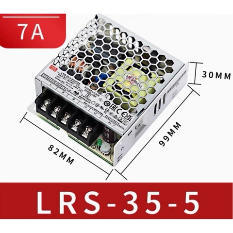 Bộ nguồn led 5V-7A Meanwell LRS-35-5 35W 5V