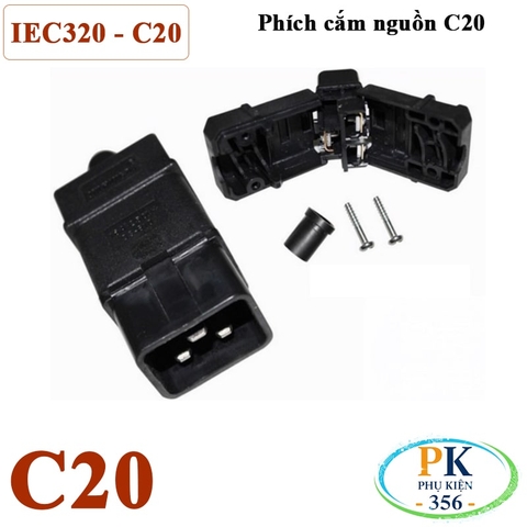Ổ cắm nguồn IEC C19 C20 JORINDO thay thế cho ổ điện server, UPS, tủ mạng