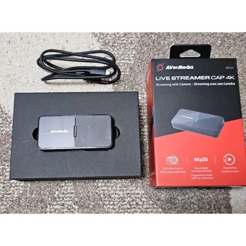 USB ghi hình Thiết Bị Livestream Capture Card AverMedia CAP 4K - BU113