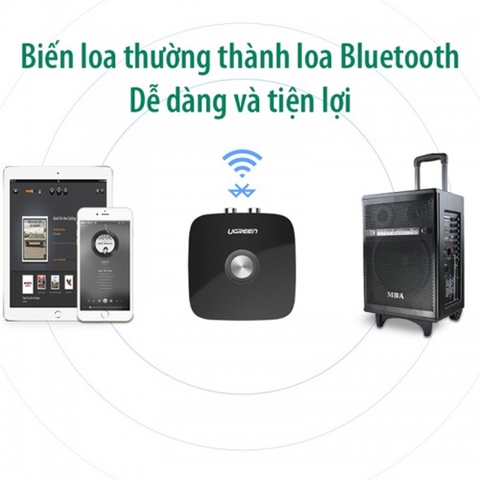 Ugreen 30445 Đầu nhận bluetooth 5.0 dùng cho loa âm ly CM123
