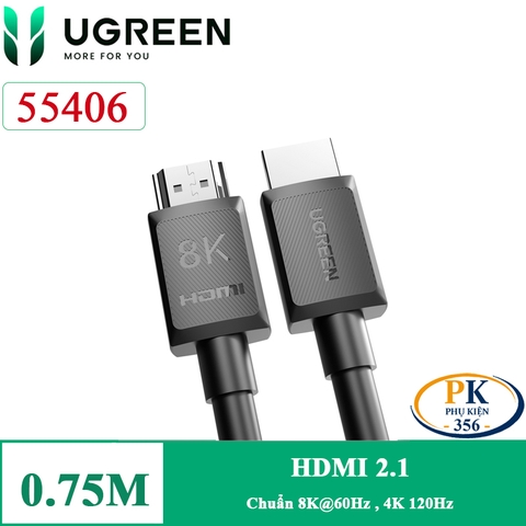 Ugreen HD175 dây cáp HDMI 2.1 chuẩn 8K dài 0.5M đến 15M