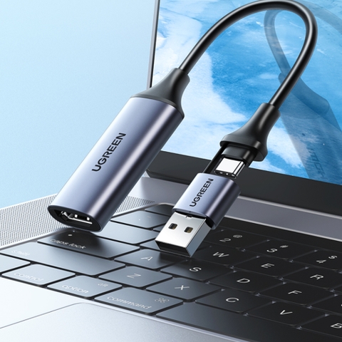 USB ghi hình HDMI 1080@30Hz Ugreen 40189 CM489