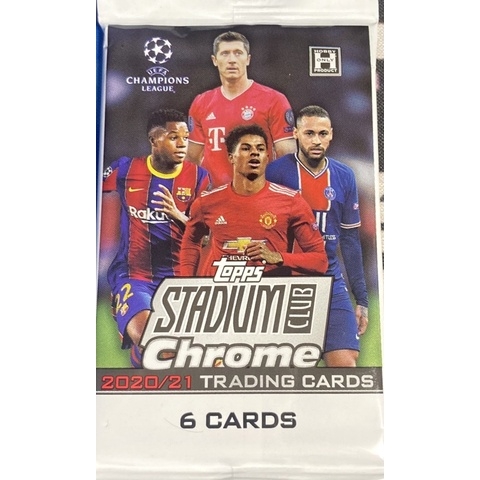 Gói thẻ Topps Stadium Club Chrome 2021/22 pack