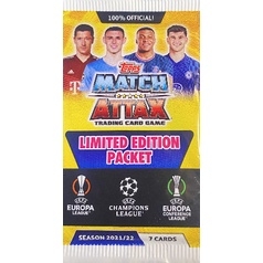 Gói thẻ Limited Edition Topps Match Attax pack 2020/21