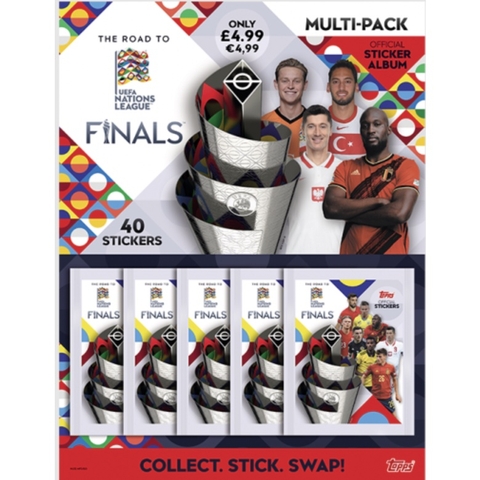 Gói stickers Topps road to Nations League multipack