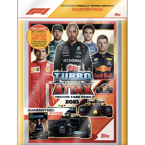 Gói thẻ Topps Turbo Attax 2021 STARTER PACK F1 Formula One Racing