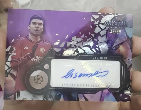CASEMIRO AUTO TOPPS /99 MU MAN UNITED TLO