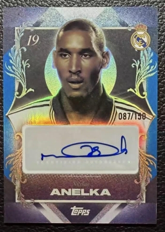 ANELKA TOPPS LOS BLANCOS AUTO REAL MADRID TLO /150