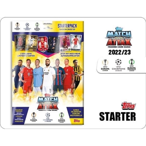 Gói thẻ Topps Match Attax 2022/23 Starter Pack