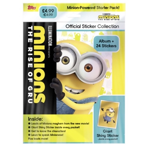 Gói thẻ Topps Minions The Rise of Gru STARTER PACK