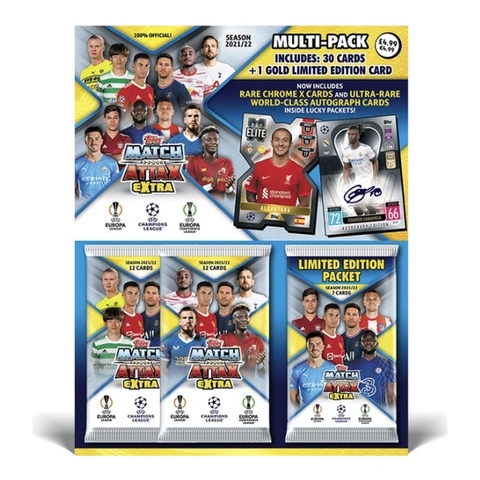 Gói thẻ Match Attax Extra Multi Pack 2021/22