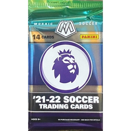 Gói thẻ bóng đá Panini Mosaic EPL Gold Mega Pack 2021/22