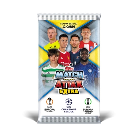 Gói thẻ Topps Match Attax Extra Pack 2021/22