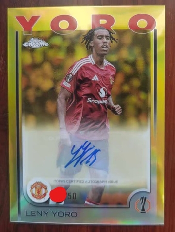 YORO CHROME TOPPS UCC /50 MU AUTO TLO