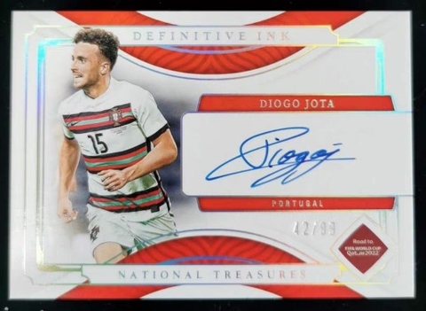 JOTA NATIONAL TREASURES DEFINITIVE INK AUTO /99 PORTUGAL BỒ ĐÀO NHA TLO