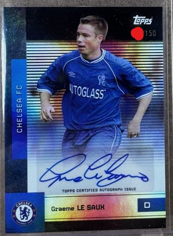 Topps Chelsea Team Set 25/26 Graeme le Saux Auto Autograph Card Numbered /150 TLO
