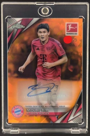 MIN JAE KIM AUTO TOPPS /25 BAYERN MUNICH tlo