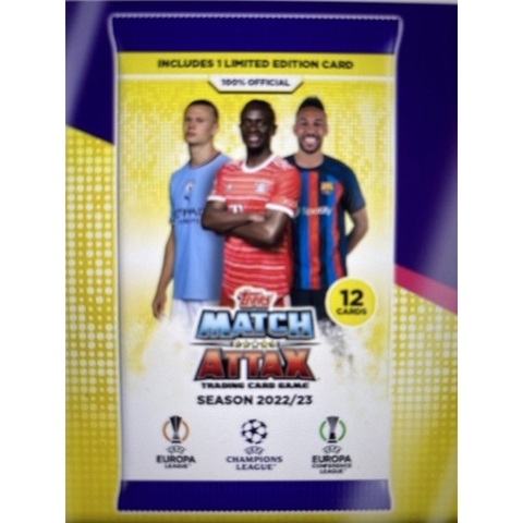 Gói thẻ Topps Match Attax Limited Edition 2022/23 Pack