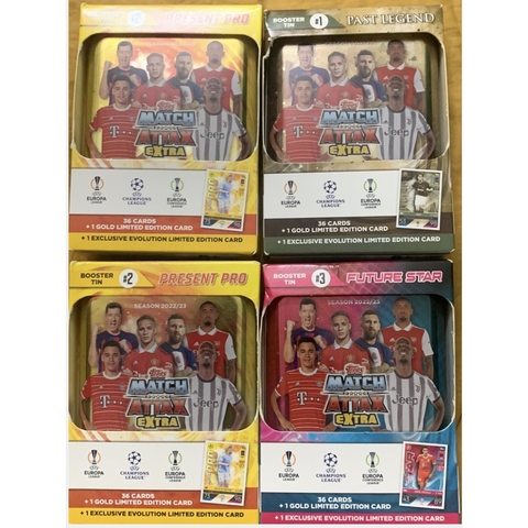 Hộp thẻ Topps Match Attax Extra Mini Tin 2022/23