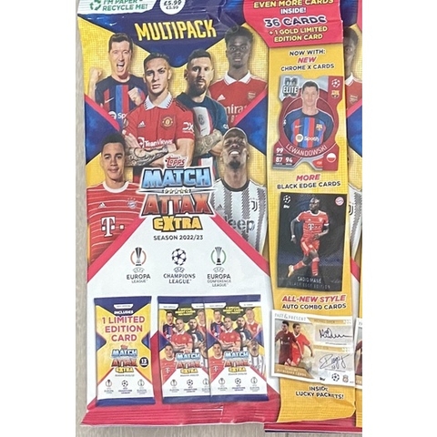 Gói thẻ Topps Match Attax Extra Multi Pack 2022/23