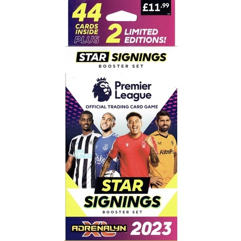Hộp thẻ Panini Adrenalyn XL EPL Star Signings Booster Set 2023