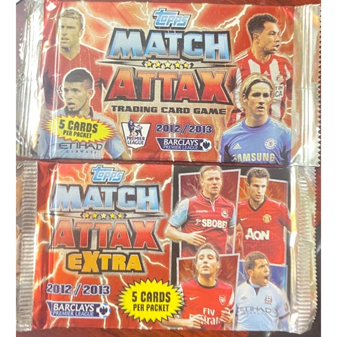 Gói thẻ Topps Match Attax Pack 2012/13