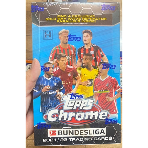 Hộp thẻ Topps Chrome Bundesliga Lite Box 2021/22