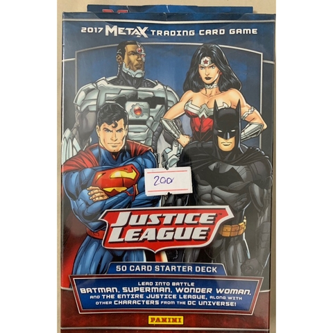 Hộp thẻ Justice League Tcg Panini America 2017