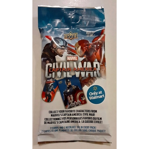 Gói thẻ Marvel Captian America Upper Deck 2016