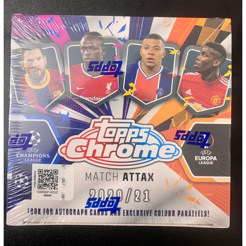 Hộp thẻ Topps Match Attax Chrome UCL Box 2020/21