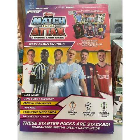 Gói thẻ Topps Match Attax Starter Pack 2023/24
