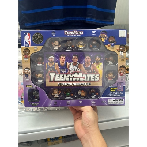 Hộp mô hình bóng rổ NBA Teeny Mates Collectible Figures