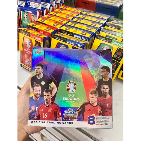 Hộp thẻ Topps Match Attax Euro Full Box 2024