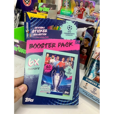 Hộp thẻ Topps Sticker Collection Season Box 2022/23: