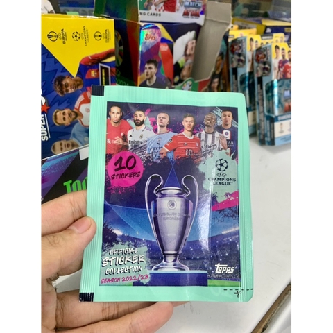 Gói thẻ Topps Sticker Collection Season Pack 2022/23