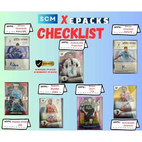 Gói thẻ bóng đá SCM EPACK GOAL