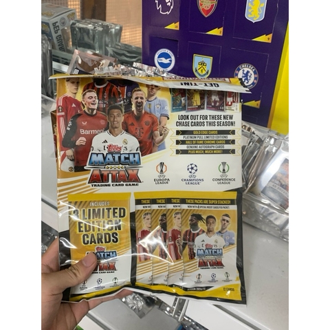 Gói thẻ bóng đá Mega Multipack Topps Match Attax 2024/25