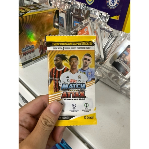 Gói thẻ bóng đá Topps Match Attax 2024/25 Pack