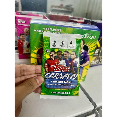 Gói thẻ Topps Carnaval UCC 2023/24 Pack