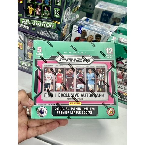 Hộp thẻ bóng đá Panini Prizm Premier League Hobby 2023/24