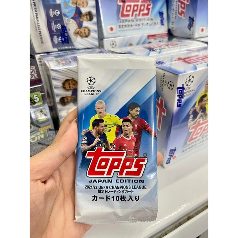 Gói thẻ bóng đá Topps Japan Editon 2021/22 Pack
